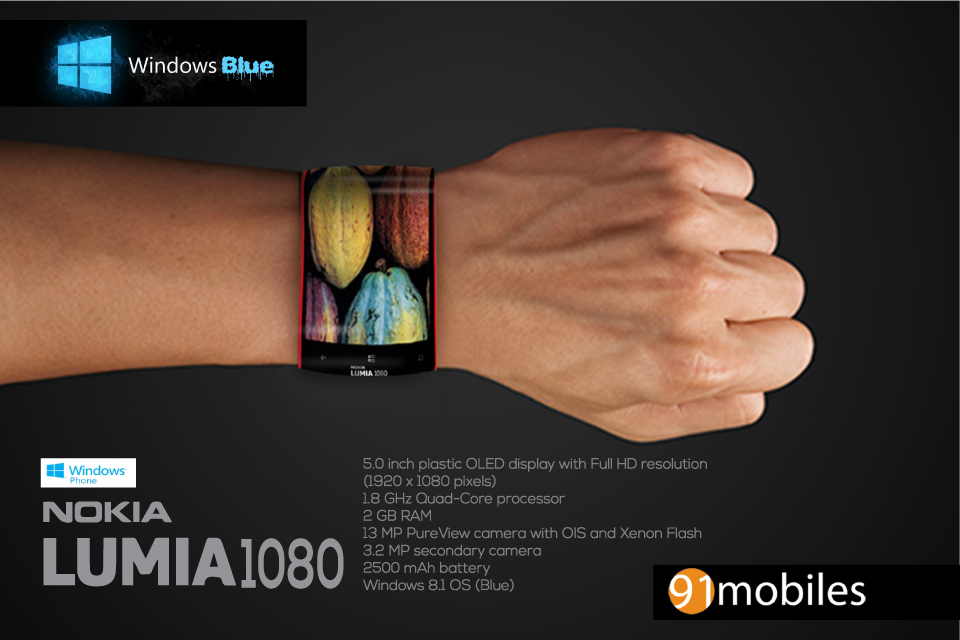 Nokia Lumia 1080 Concept Phone